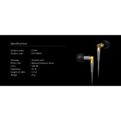 Final Audio - F7200 - Balanced Armature In-Ear Headphones -Electronics Store 7 2 7200 spec e