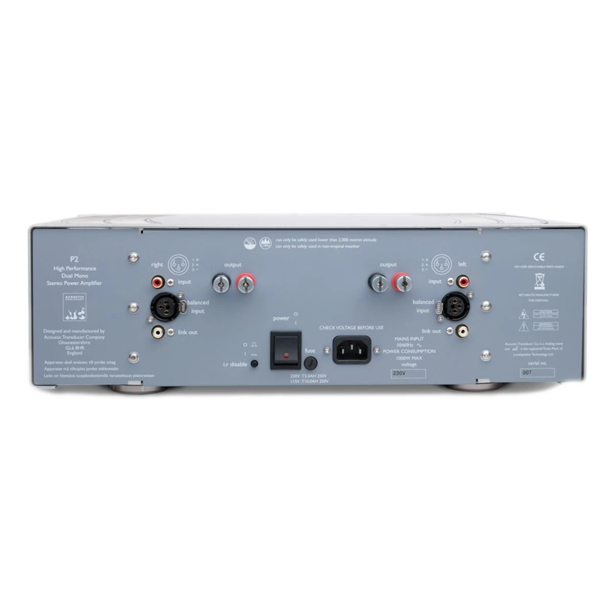 ATC - P2 - 300W X 2ch Dual-Mono Power Amplifier 5 ATC - P2 - 300W X 2ch Dual-Mono Power Amplifier - Image 3