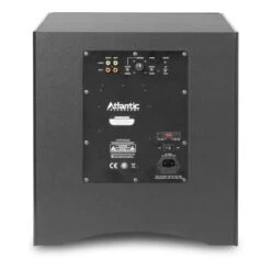 Atlantic Technology - 444SB - 12" Powered Box Subwoofer -Electronics Store atlantic technology 444sb subwoofer black back