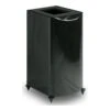 Atlantic Technology - 8200e LR Pedestal Stands (Pair) -Electronics Store atlantic technology 8200elr ped stand black angle