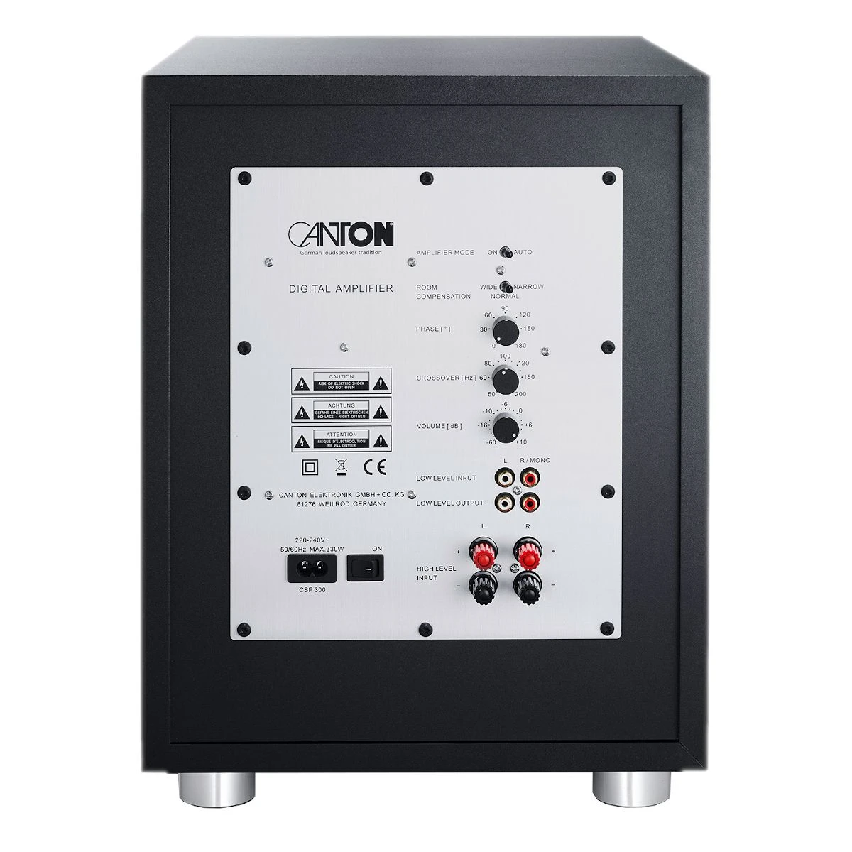 Canton - Power Sub 10 - Front-Firing Bass-Reflex Active Subwoofer 4 Canton - Power Sub 10 - Front-Firing Bass-Reflex Active Subwoofer - Image 2