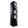 Canton - Vento 100 - 3-Way Bass Reflex Floorstanding Speakers (Pair) -Electronics Store c a canton vento 100 tower speaker black angle 1
