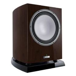 Canton - Vento Sub 12 - Bass Reflex W/ Passive Radiator Active Subwoofer -Electronics Store c a canton vento sub 12 subwoofer dark walnut angle