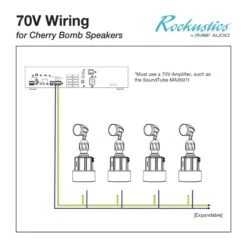 Rockustics - Cherry Bomb CB5 - 5" 3-way Outdoor In-Ground Speaker -Electronics Store c r crockustics herry bomb 70v diagram