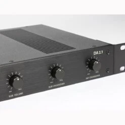 Vanguard Dynamics - DA-2.1 - 2-Channel Satellite And Subwoofer Amplifier -Electronics Store d a da2.1 controls 1