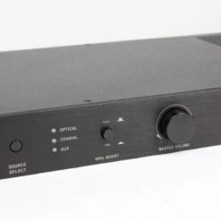 Vanguard Dynamics - DA-2.1 - 2-Channel Satellite And Subwoofer Amplifier -Electronics Store d a da2.1 front 1