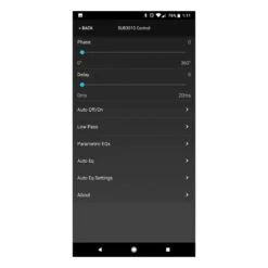 ELAC - SUB3010 - Debut 2.0 10" 400 Watt Powered Subwoofer -Electronics Store e l elac sub 3010 subwoofer black app 6