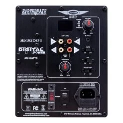 Earthquake - MINIME-DSP-P8 - 8" 600W Powered Subwoofer (Single) -Electronics Store earthquake mini me dsp p8 subwoofer detail