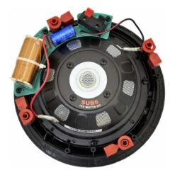 Earthquake - SUB6 - 6.5" In-Wall Passive Subwoofer (Single) -Electronics Store earthquake sub6 in ceiling subwoofer black back