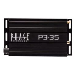 Phase Technology - P3-35 - 165W 3-Channel Mini Amplifier -Electronics Store phase tech pt p3 amplifier top