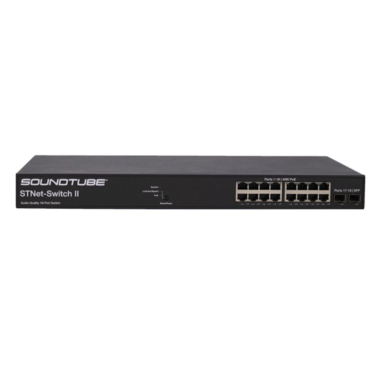 SoundTube - STNet-Switch II - 16-Port PoE Dante Switch 4 SoundTube - STNet-Switch II - 16-Port PoE Dante Switch - Image 2