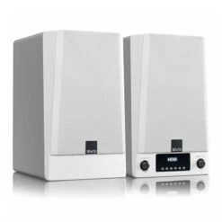 SVS - Prime Wireless Pro - Powered Bookshelf Speakers (Pair) -Electronics Store svs prime wireless white pair