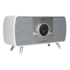 Tivoli Audio - Music System Home Gen2 - All-In-One Hi-Fi System -Electronics Store tivoli music system hg 2 white angle left