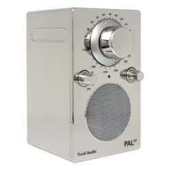 Tivoli Audio - PAL BT Gen2 - Portable Radio With Bluetooth -Electronics Store tivoli pal bt portable speaker chrome angle right