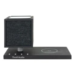 Tivoli Audio - Revive - Bluetooth Speaker W/ Wireless Charging Pad & Lamp -Electronics Store tivoli revive speaker charger black front