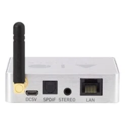 TRIANGLE - AIO C - Wi-Fi Multiroom Compact Streamer -Electronics Store triangle aio c multiroom streamer white back