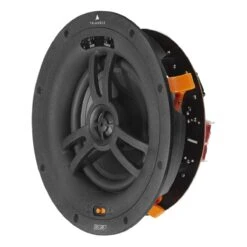 TRIANGLE - Secret EMT7 - In-Ceiling Flush-Mount Speaker (Single) -Electronics Store triangle secret emt7 in ceiling speaker black angle 01