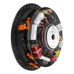 TRIANGLE - Secret EMT7 - In-Ceiling Flush-Mount Speaker (Single) -Electronics Store triangle secret emt7 in ceiling speaker black angle 02