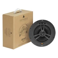 TRIANGLE - Secret EMT7 - In-Ceiling Flush-Mount Speaker (Single) -Electronics Store triangle secret emt7 in ceiling speaker black kit