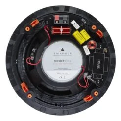 TRIANGLE - Secret ICT8 - In-Ceiling Speaker (Single) -Electronics Store triangle secret ict8 in ceiling speakers black back 2