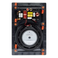 TRIANGLE - Secret IWT8 - Rectangular In-Wall Speaker (Single) -Electronics Store triangle secret iwt8 in wall speaker black back