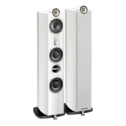 TRIANGLE - Signature Delta - Hi-Fi Floorstanding Speakers (Pair) -Electronics Store triangle signature delta floorstanding speakers white pair