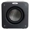 Velodyne - MicroVee X - 6.5" Aluminum Subwoofer W/ Carbon Fiber Driver -Electronics Store velodyne microvee x subwoofer black front